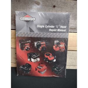 NEW Briggs & Stratton Single Cylinder "L" Head Repair Manual 270962-6/99